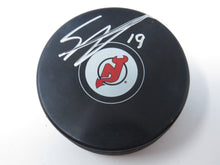 Load image into Gallery viewer, Harri Pesonen Autographed Signed New Jersey Devils InGlasCo Hockey Puck