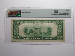 $20 1929 Hoxie Kansas National Currency Bank Note Bill Charter #5687 VF30 PMG