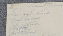 Load image into Gallery viewer, 1957 Detroit Red Wings Hockey Team Signed Promo Poster Gordie Howe Terry Sawchuk