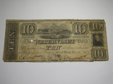 Load image into Gallery viewer, $10 1836 West Troy New York NY Obsolete Currency Bank Note Bill -Watervliet Bank