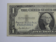 Load image into Gallery viewer, $1 1957 Elizabeth Rudel Smith Courtesy Autographed Signed Silver Certificate