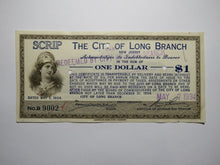 Load image into Gallery viewer, $1 1934 Long Branch New Jersey NJ Obsolete Currency Bank Note Scrip City of LB