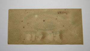 $.25 1863 Montgomery Alabama Obsolete Currency Bank Note Bill AU! Plate C