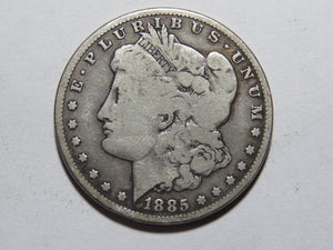 $1 1885-P Morgan Silver Dollar!  90% Circulated US Silver Coin Tougher Date