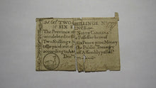 Load image into Gallery viewer, 1771 2 Shillings 6 Pence North Carolina NC Colonial Currency Bank Note Bill 2s6d