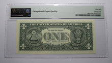 Load image into Gallery viewer, $1 2017 Radar Serial Number Federal Reserve Currency Bank Note Bill PMG UNC66EPQ