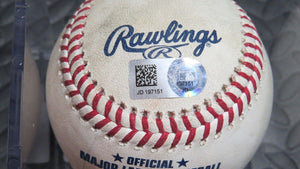 2018 Tanner Roark Washington Nationals Two Strikeout Game Used MLB Baseball!