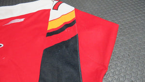 1998-99 Duilio Grande Baie-Comeau Drakkar Game Used Worn QMJHL Hockey Jersey CHL