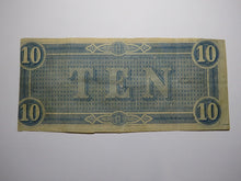 Load image into Gallery viewer, $10 1864 Richmond Virginia VA Confederate Currency Bank Note Bill RARE T68 VF