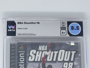 NBA Shootout '98 Sony Playstation Factory Sealed Video Game Wata 8.5 A+ 1998