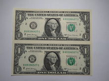 Load image into Gallery viewer, $1 2017 Uncut New York BEP Uncirculated Currency Sheet 2 Federal Reserve Notes
