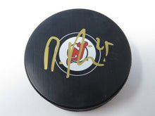 Load image into Gallery viewer, Mirco Mueller Autographed Signed New Jersey Devils InGlasCo Hockey Puck