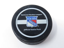 Load image into Gallery viewer, 2007-08 New York Rangers NHL Game Used Sher-Wood Official Hockey Puck NYR
