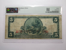 Load image into Gallery viewer, $5 1902 Berkeley California CA National Currency Bank Note Bill #12320 F15 PMG