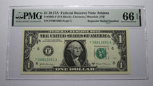 Load image into Gallery viewer, $1 2017 Repeater Serial Number Federal Reserve Currency Bank Note Bill PMG UNC66