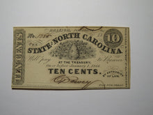 Load image into Gallery viewer, $.10 1862 Raleigh North Carolina Obsolete Currency Bank Note Bill NC State UNC+