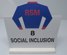 Load image into Gallery viewer, 2014 Social Inclusion Preakness Stakes Horse Race Used Media Post Draw Placard