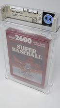 Load image into Gallery viewer, Unopened Super Baseball Atari 2600 Sealed Video Game Wata Graded 9.4 A+ Seal '88