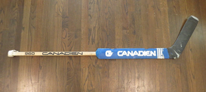 1980s Jacques Cloutier Buffalo Sabres Game Used Canadien NHL Hockey Goalie Stick