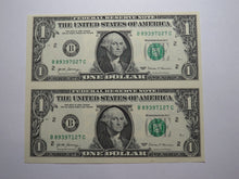 Load image into Gallery viewer, $1 2017 Uncut New York BEP Uncirculated Currency Sheet 2 Federal Reserve Notes