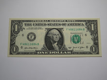 Load image into Gallery viewer, $1 2021 Radar Serial Number Federal Reserve Currency Bank Note Bill UNC 48611684