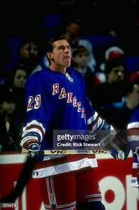 1997 Jeff Beukeboom New York Rangers Game Used CCM NHL Hockey Pants Photomatched