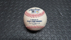 2020 Adam Eaton Washington Nationals Game Used Single MLB Baseball! 1B Hit!