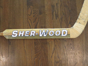 Tommy Salo New York Islanders Game Used & Signed Sherwood Hockey Goalie Stick