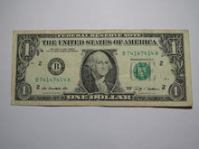 Load image into Gallery viewer, $1 2009 Repeater Serial Number Federal Reserve Currency Bank Note Bill #74147414