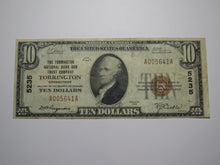 Load image into Gallery viewer, $10 1929 Torrington Connecticut CT National Currency Bank Note Bill Ch. #5235 VF