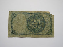 Load image into Gallery viewer, 1874 $.25 Fifth Issue Fractional Currency Obsolete Bank Note Bill 5th About Good