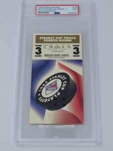 1994 Stanley Cup Finals Game 5 New York Rangers Vs. Canucks Hockey Ticket Stub