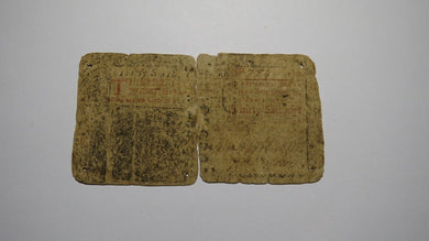 1758 Thirty Shillings New Jersey NJ Colonial Currency Bank Note Bill! 30s RARE!