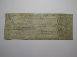 $5 18__ Windsor Vermont VT Obsolete Currency Bank Note Bill Remainder Rare UNC