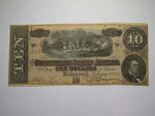 Load image into Gallery viewer, $10 1864 Richmond Virginia VA Confederate Currency Bank Note Bill RARE T68 VF
