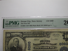 Load image into Gallery viewer, $10 1902 Ocean City New Jersey National Currency Bank Note Bill Ch. #6060 VF20