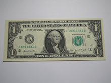 Load image into Gallery viewer, $1 2021 Radar Serial Number Federal Reserve Currency Bank Note Bill UNC 18311381
