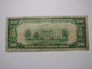 $20 1929 Frankfort Kentucky KY National Currency Bank Note Bill Ch. #5376 FINE