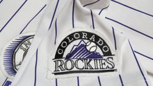Load image into Gallery viewer, 1993 Jerald Clark Colorado Rockies Inaugural Year Game Used Worn Baseball Jersey