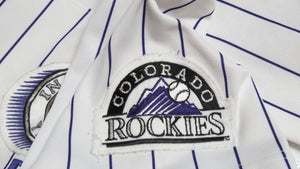 1993 Jerald Clark Colorado Rockies Inaugural Year Game Used Worn Baseball Jersey