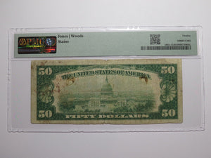 $50 1929 Streator Illinois IL National Currency Bank Note Bill Ch. #2176 F12 PMG