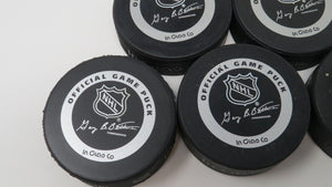 5 2002 Stanley Cup Finals All Five Games NHL Official Pucks! Not Used Hurricanes
