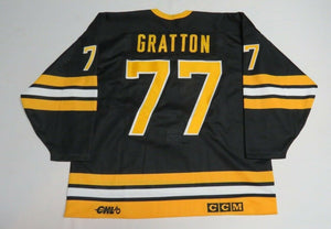 1992-93 Chris Gratton Kingston Frontenacs Game Used Worn OHL Hockey Jersey! CHL