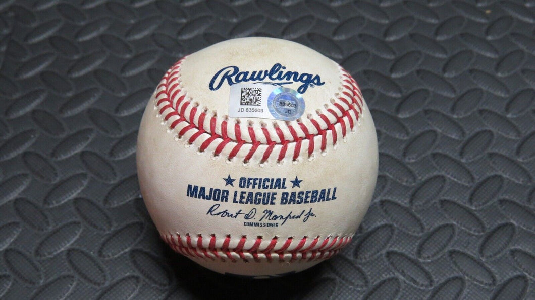 2020 Hanser Alberto Baltimore Orioles Game Used Single MLB Baseball! 1B Hit!