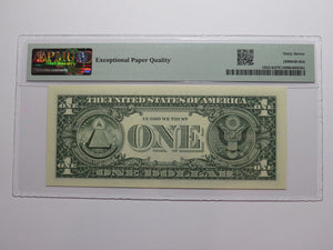 $1 1999 Fancy Radar Serial Number Federal Reserve Currency Note Bill #00600600
