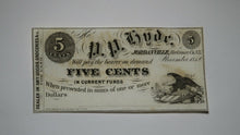 Load image into Gallery viewer, $.05 1852 Jordanville New York NY Obsolete Currency Bank Note Bill! CU++