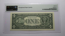 Load image into Gallery viewer, $1 1988 Radar Serial Number Federal Reserve Currency Bank Note Bill PMG UNC66EPQ