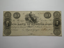 Load image into Gallery viewer, $10 1833 Augusta Georgia Obsolete Currency Bank Note Bill Bank of Augusta UNC+++