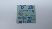 Load image into Gallery viewer, January 27, 1971 New York Rangers Vs. Boston Bruins NHL Hockey Ticket Stub