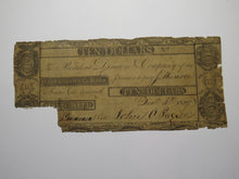 Load image into Gallery viewer, $10 1807 Hallowell Massachusetts Obsolete Currency Bank Note Bill Hall &amp; Augusta